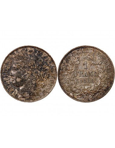 CERES ﻿- 1 FRANC ARGENT 1888 A PARIS