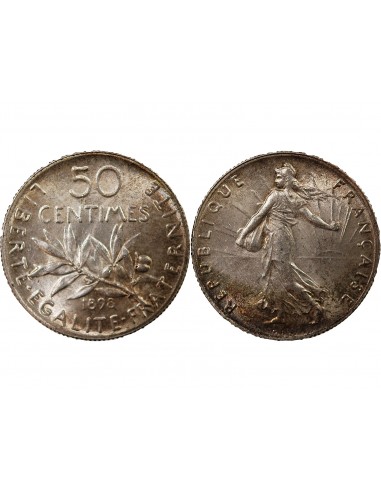 SEMEUSE - 50 CENTIMES ARGENT 1898