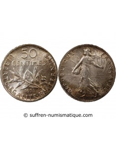 SEMEUSE - 50 CENTIMES ARGENT 1898