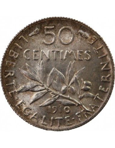 SEMEUSE - 50 CENTIMES ARGENT 1910