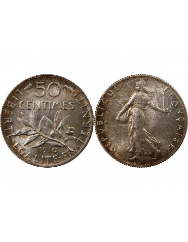 SEMEUSE - 50 CENTIMES ARGENT 1910