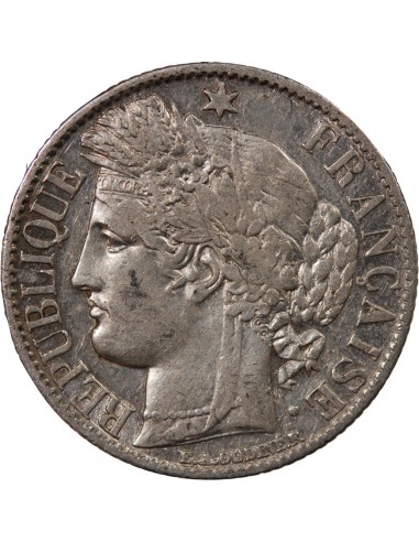CERES ﻿- 1 FRANC ARGENT 1881 A PARIS