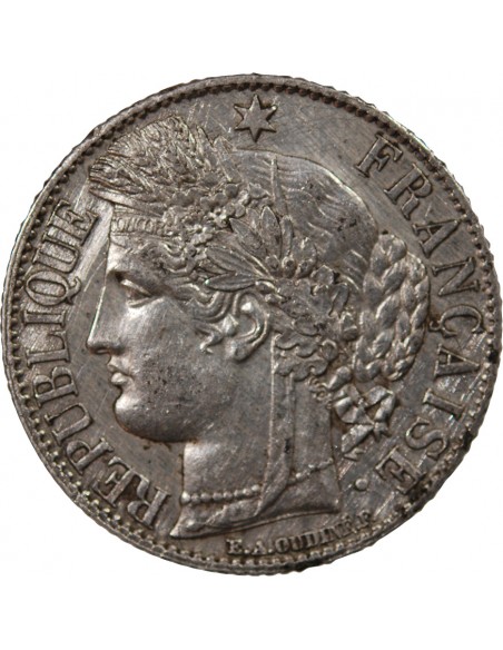CERES ﻿- 1 FRANC ARGENT 1887 A PARIS
