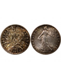 SEMEUSE - 50 CENTIMES ARGENT 1909 2