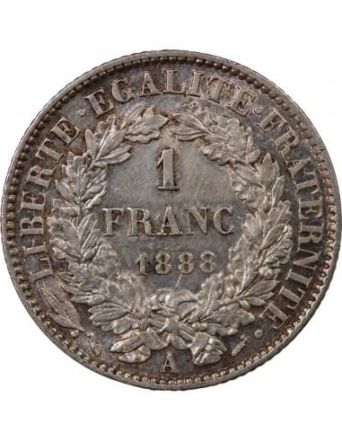 CERES ﻿- 1 FRANC ARGENT 1888 A PARIS