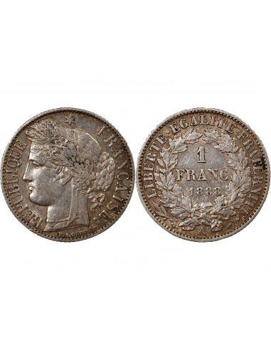 CERES ﻿- 1 FRANC ARGENT 1888 A PARIS