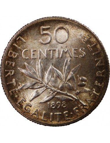 SEMEUSE - 50 CENTIMES ARGENT 1898