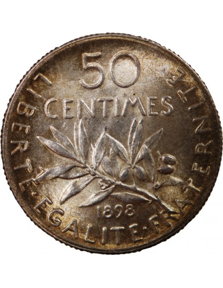 SEMEUSE - 50 CENTIMES ARGENT 1898