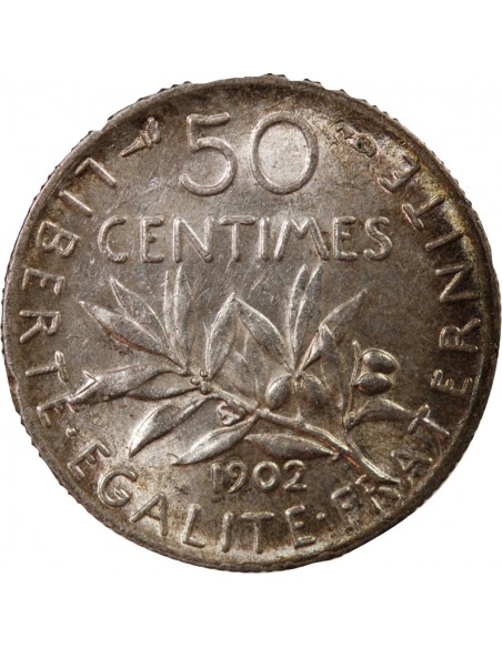 SEMEUSE - 50 CENTIMES ARGENT 1902