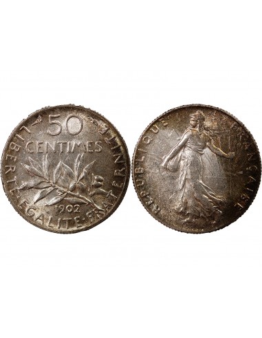 SEMEUSE - 50 CENTIMES ARGENT 1902