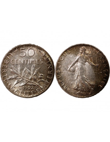 SEMEUSE - 50 CENTIMES ARGENT 1902