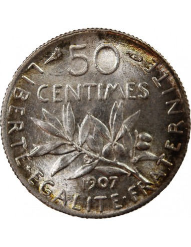 SEMEUSE - 50 CENTIMES ARGENT 1907