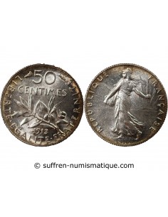 SEMEUSE - 50 CENTIMES ARGENT 1913
