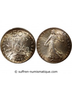 SEMEUSE - 50 CENTIMES ARGENT 1917