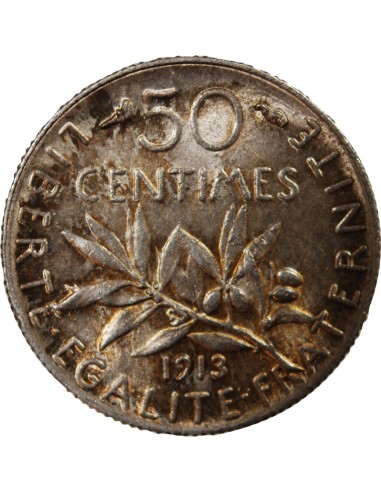 SEMEUSE - 50 CENTIMES ARGENT 1913