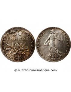 SEMEUSE - 50 CENTIMES ARGENT 1913
