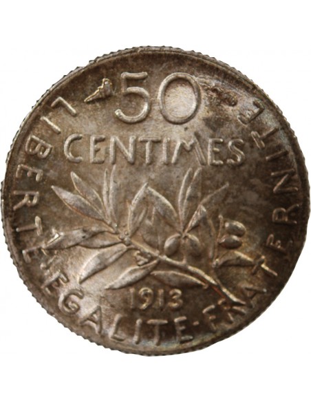 SEMEUSE - 50 CENTIMES ARGENT 1913