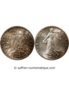 SEMEUSE - 50 CENTIMES ARGENT 1913