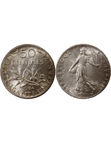 SEMEUSE - 50 CENTIMES ARGENT 1904