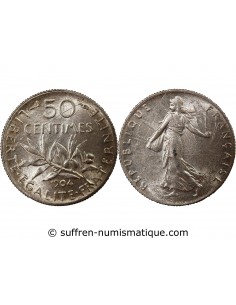 SEMEUSE - 50 CENTIMES ARGENT 1904