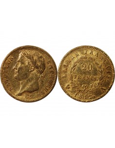 NAPOLEON Ier - 20 FRANCS OR 1812 A PARIS 2