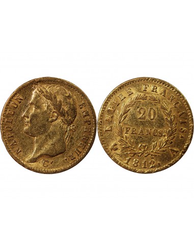 NAPOLEON Ier - 20 FRANCS OR 1812 A PARIS