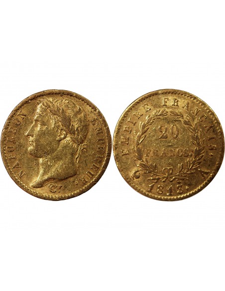 NAPOLEON Ier - 20 FRANCS OR 1812 M TOULOUSE