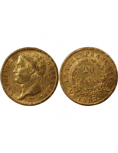 NAPOLEON Ier - 20 FRANCS OR 1812 A PARIS