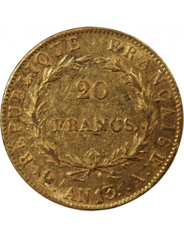 NAPOLEON Ier﻿ - 20 FRANCS OR AN 13 A PARIS﻿﻿﻿ "Calendrier révolutionnaire"