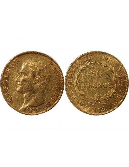 NAPOLEON Ier﻿ - 20 FRANCS OR AN 13 A PARIS﻿﻿﻿ "Calendrier révolutionnaire"