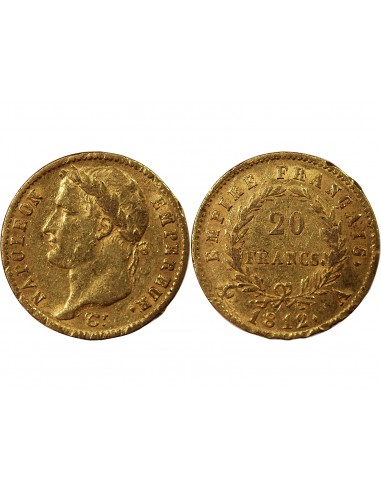 NAPOLEON Ier - 20 FRANCS OR 1812 A PARIS