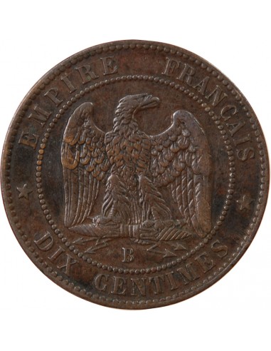 NAPOLEON III - 10 CENTIMES 1856 B ROUEN