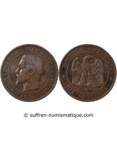 NAPOLEON III - 10 CENTIMES 1856 B ROUEN