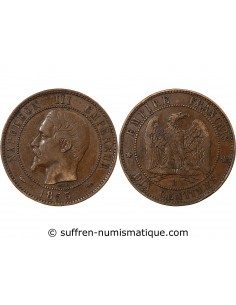 NAPOLEON III - 10 CENTIMES 1853 B ROUEN