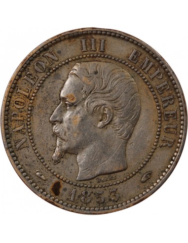 NAPOLEON III - 10 CENTIMES 1853 A PARIS