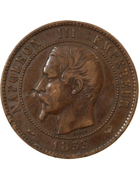 NAPOLEON III, VISITE IMPERIALE DE LILLE - MODULE DE 10 CENTIMES - 23 ET 24 SEPTEMBRE 1853