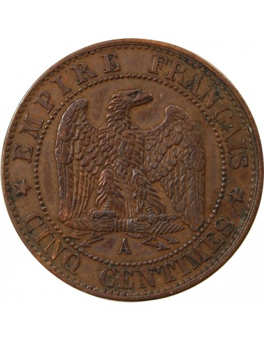NAPOLEON III - 5 CENTIMES 1863 A PARIS