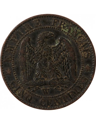 NAPOLEON III - 5 CENTIMES 1854 W LILLE