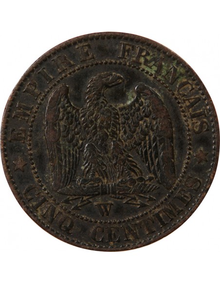 NAPOLEON III - 5 CENTIMES 1854 W LILLE