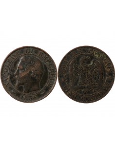 NAPOLEON III - 5 CENTIMES 1854 W LILLE 2