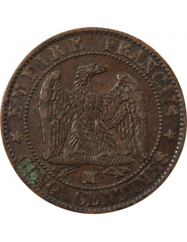 NAPOLEON III - 5 CENTIMES 1856 MA MARSEILLE