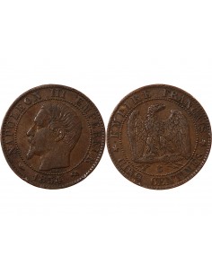 NAPOLEON III - 5 CENTIMES 1854 B ROUEN 2