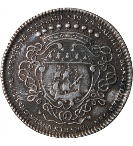 MAIRE DE NANTES - GERARD MELLIER JETON ARGENT 1721
