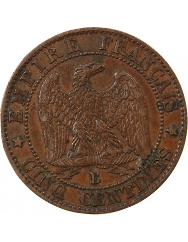 NAPOLEON III - 5 CENTIMES 1856 B ROUEN
