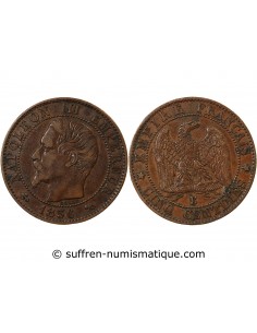 NAPOLEON III - 5 CENTIMES 1856 B ROUEN