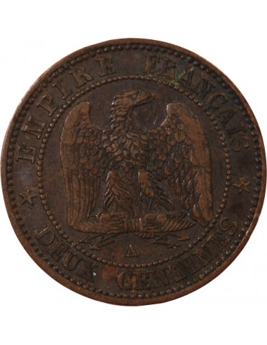 NAPOLEON III - 2 CENTIMES 1855 B ROUEN