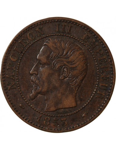 NAPOLEON III - 2 CENTIMES 1855 B ROUEN