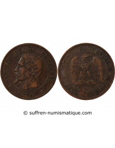 NAPOLEON III - 2 CENTIMES 1855 B ROUEN