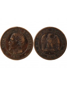 NAPOLEON III - 2 CENTIMES 1855 A PARIS - ANCRE 2