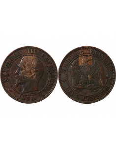 NAPOLEON III - 2 CENTIMES 1854 K BORDEAUX 2